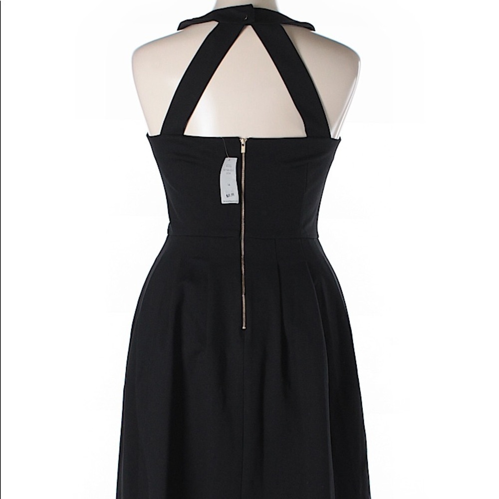 Open Back Halter Dress